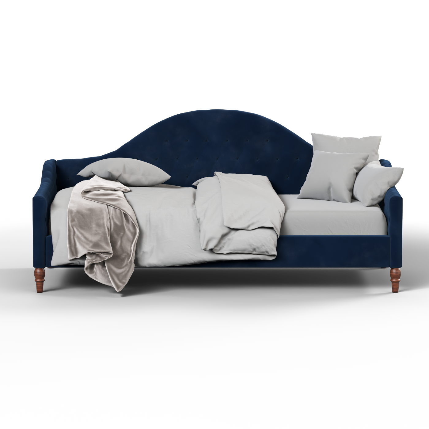 Lit de repos Elise aux courbes élégantes et au confort polyvalent