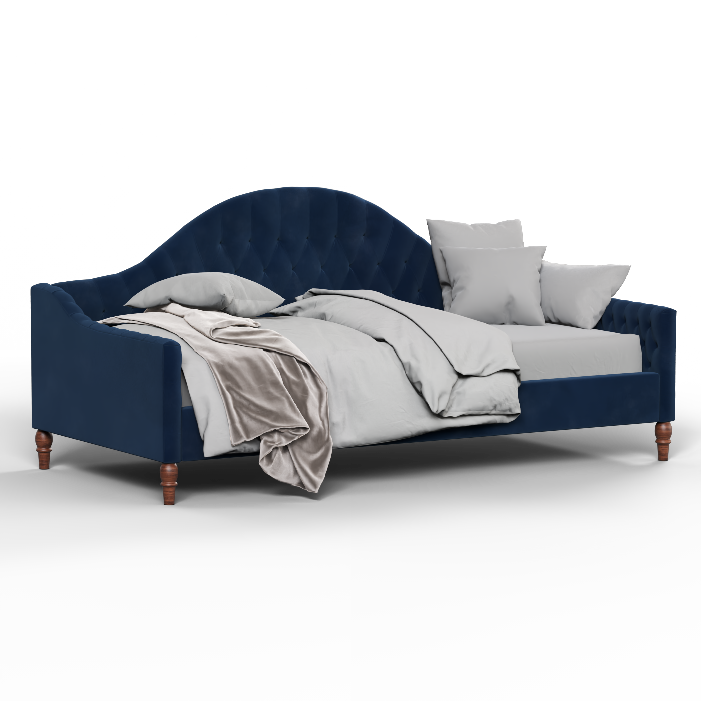 Elise Daybed with Elegant Curves and Versatile Comfort