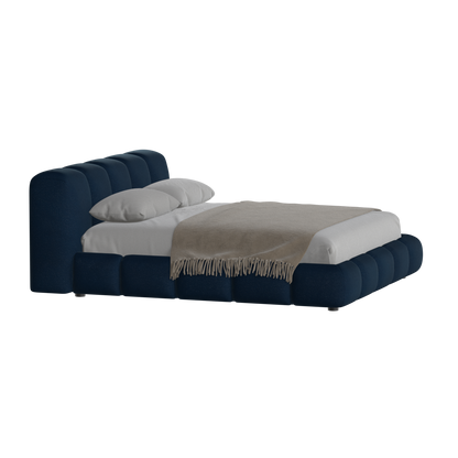 Flauschiges Doppelbett
