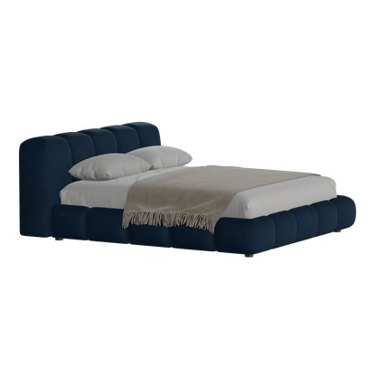 Flauschiges Doppelbett