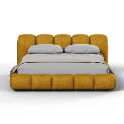 Flauschiges Doppelbett