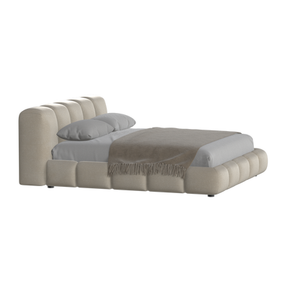 Flauschiges Doppelbett