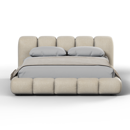 Flauschiges Doppelbett