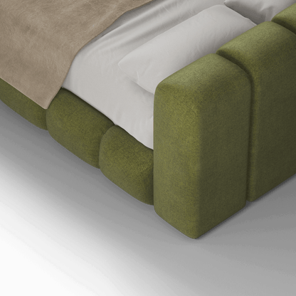 Flauschiges Doppelbett