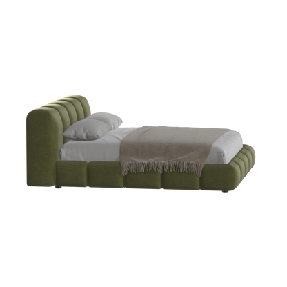 Flauschiges Doppelbett