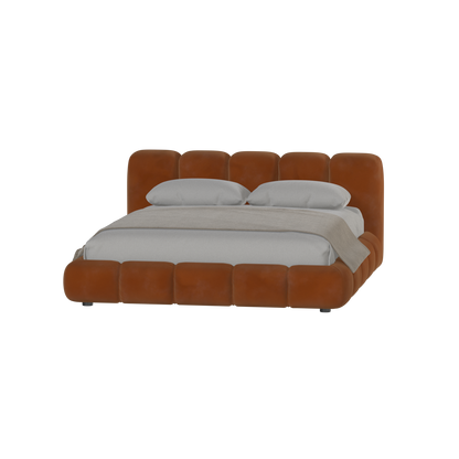 Flauschiges Doppelbett