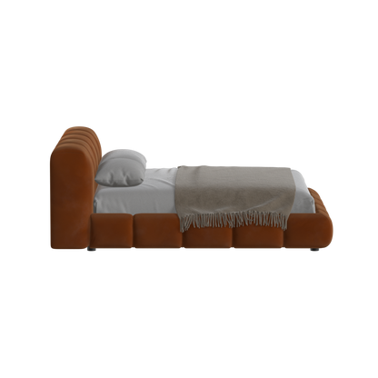 Flauschiges Doppelbett