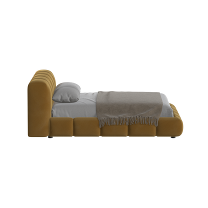 Flauschiges Doppelbett