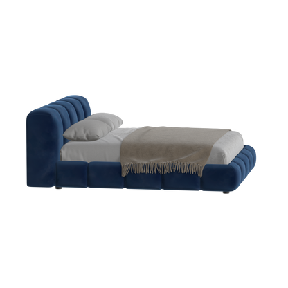 Flauschiges Doppelbett