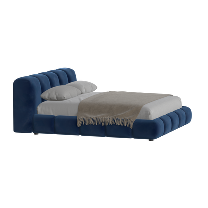 Flauschiges Doppelbett