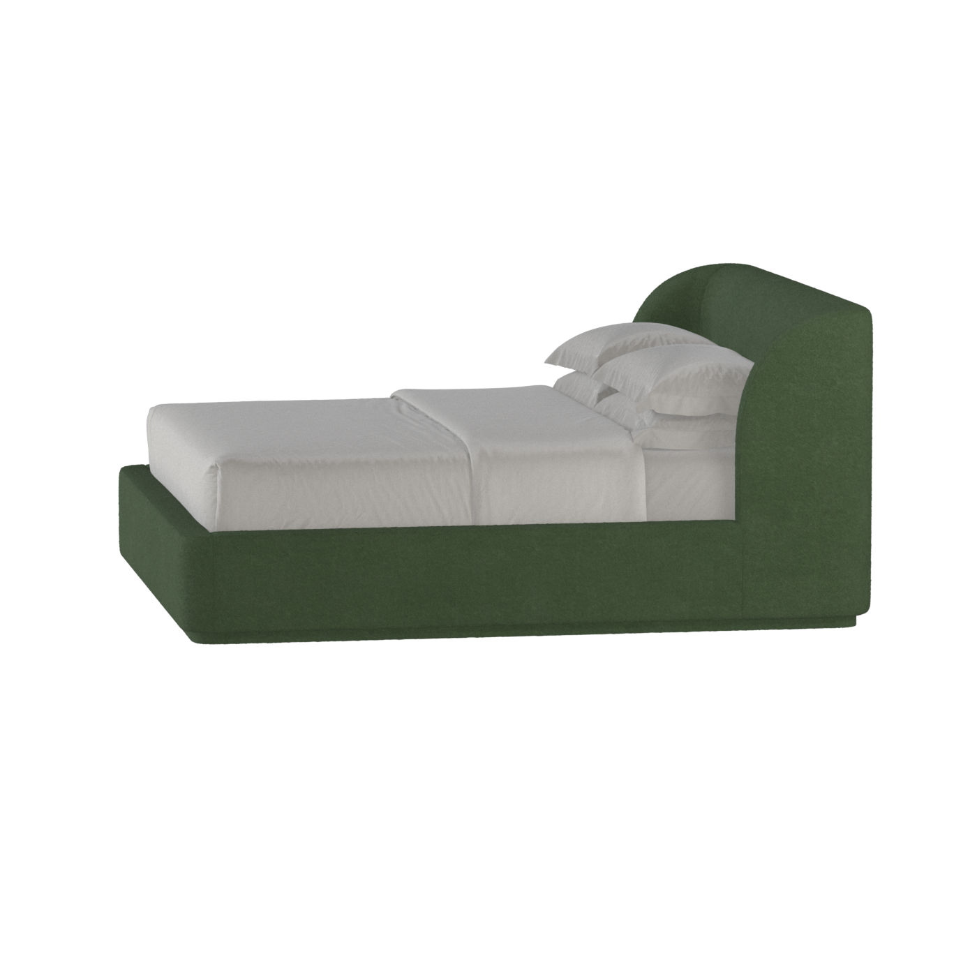 Giacomo Double Bed with Wide Panelled Headboard