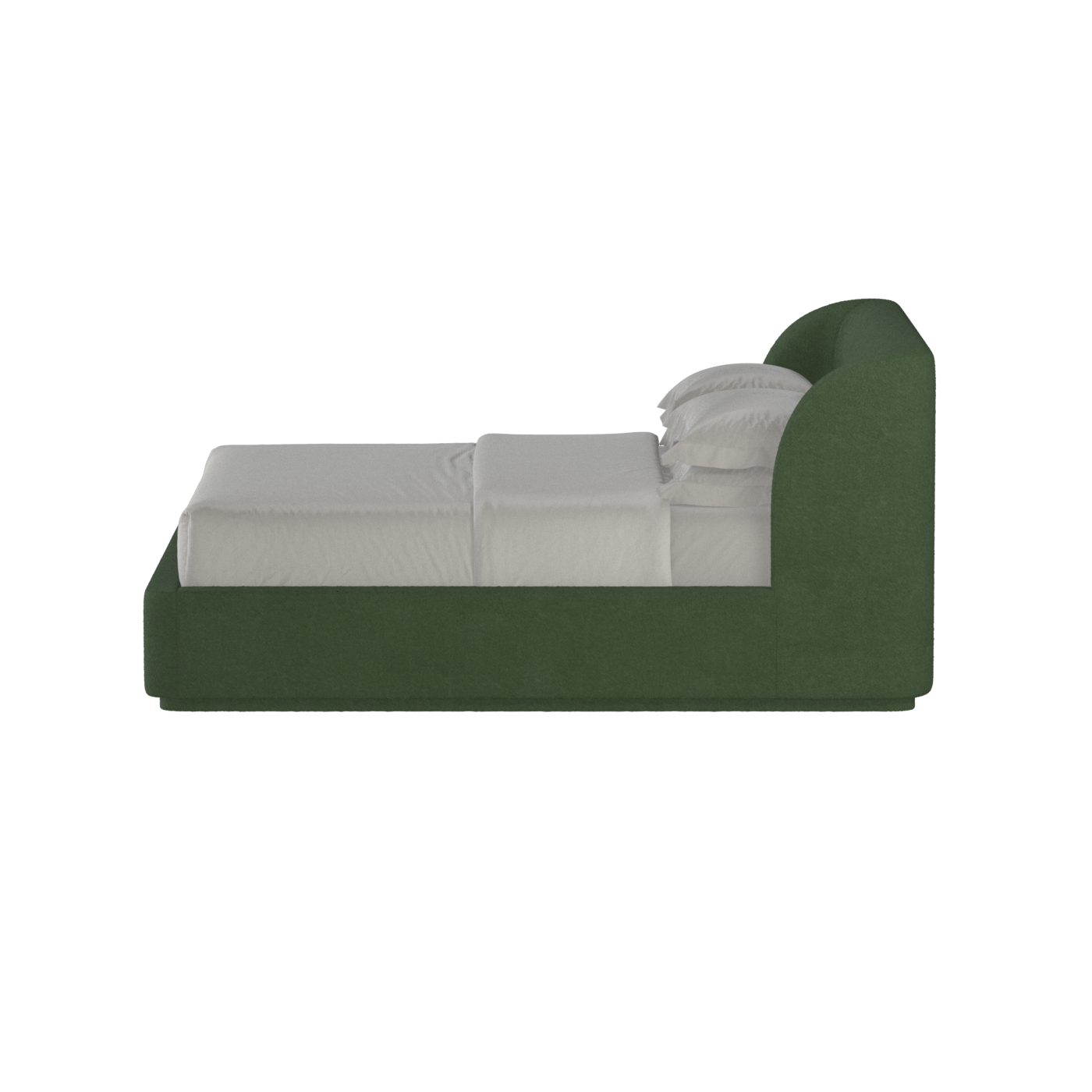 Giacomo Double Bed with Wide Panelled Headboard