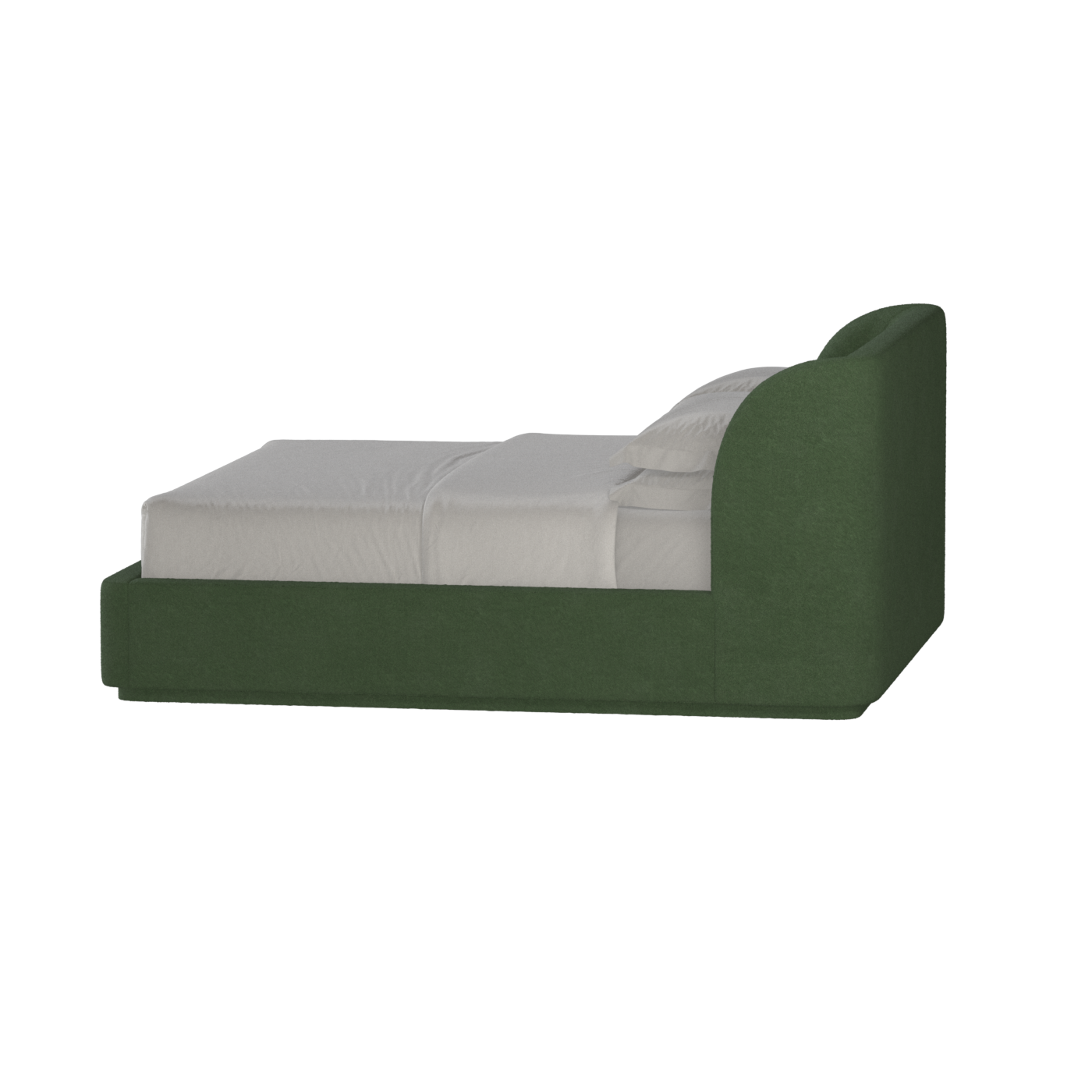 Giacomo Double Bed with Wide Panelled Headboard