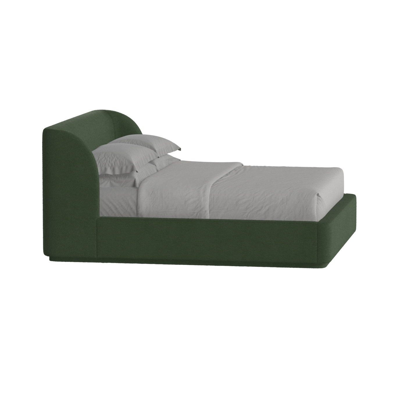 Giacomo Double Bed with Wide Panelled Headboard