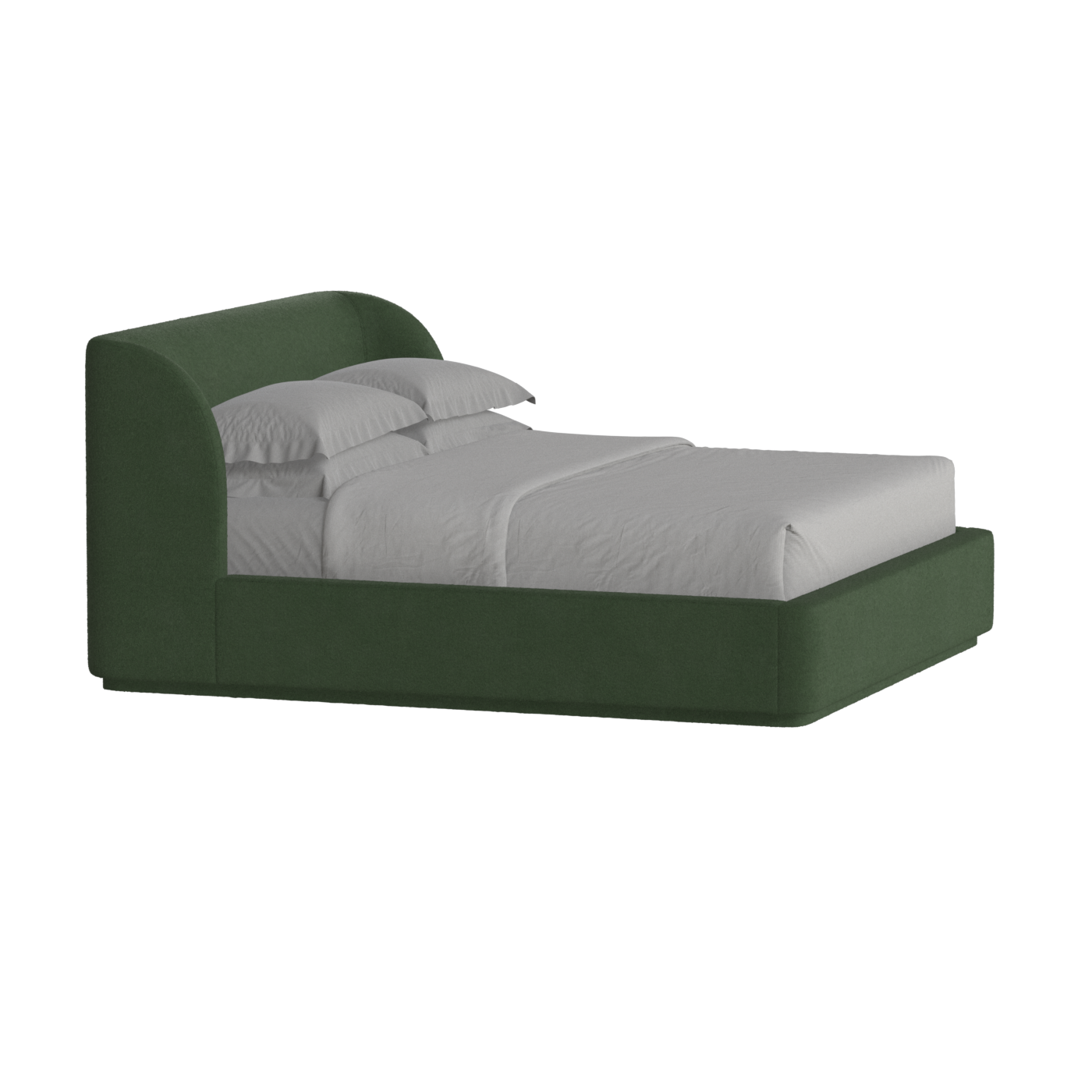 Giacomo Double Bed with Wide Panelled Headboard