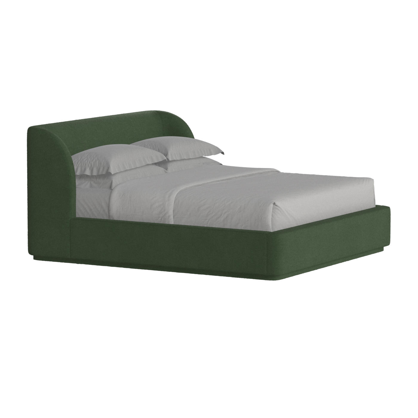 Giacomo Double Bed with Wide Panelled Headboard