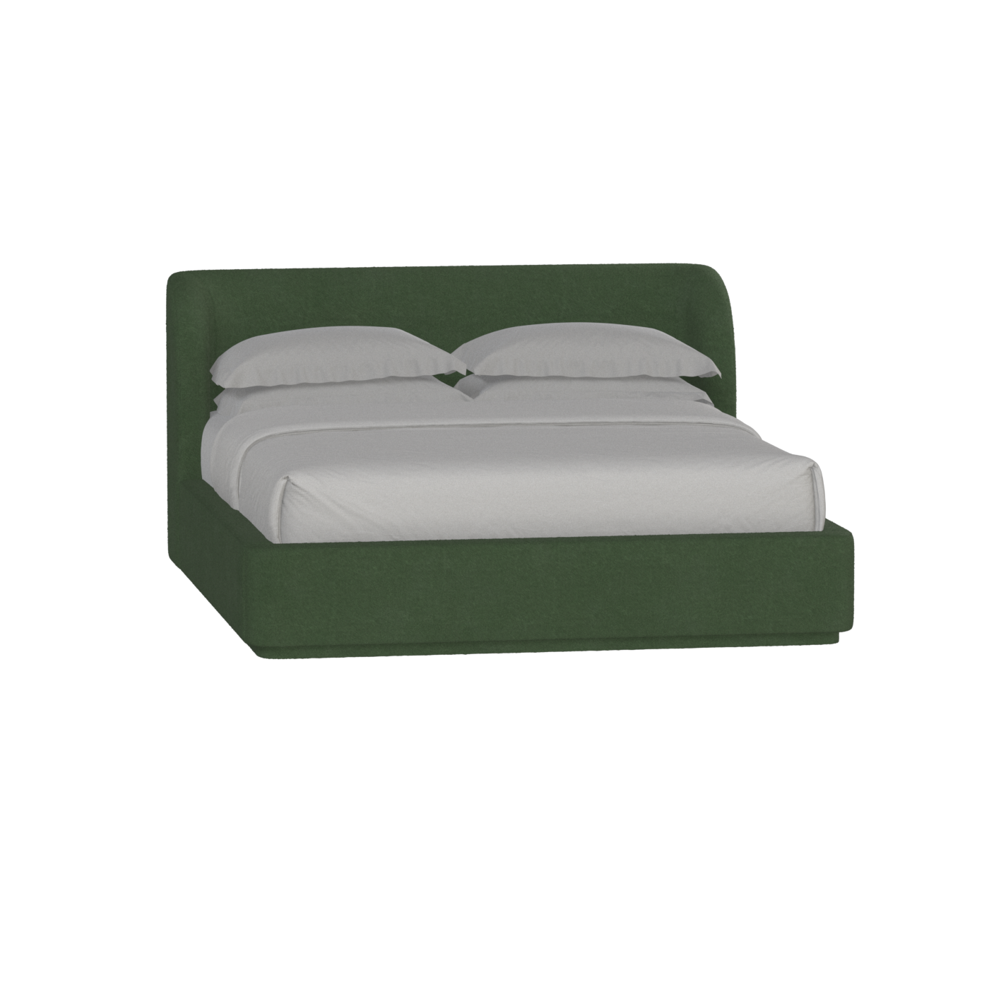 Giacomo Double Bed with Wide Panelled Headboard