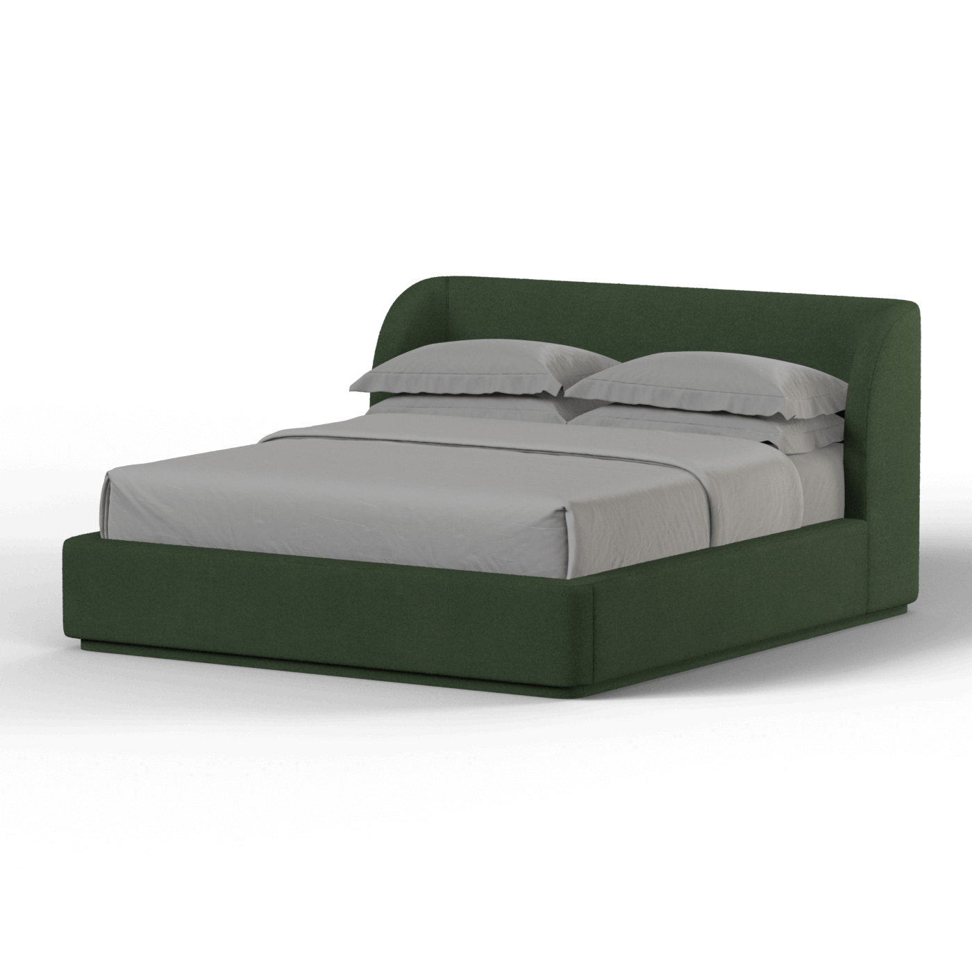 Giacomo Double Bed with Wide Panelled Headboard
