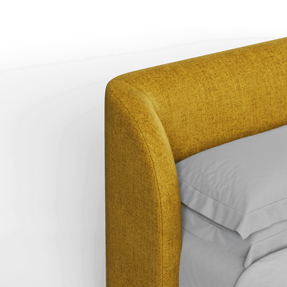 Giacomo Double Bed with Wide Panelled Headboard