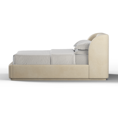 Giacomo Double Bed with Wide Panelled Headboard