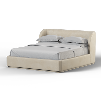 Giacomo Double Bed with Wide Panelled Headboard