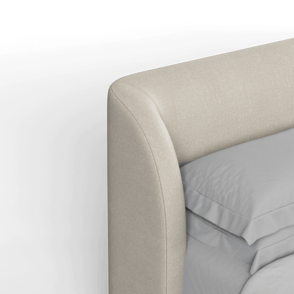Giacomo Double Bed with Wide Panelled Headboard