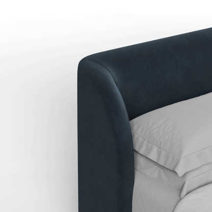 Giacomo Double Bed with Wide Panelled Headboard