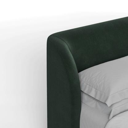 Giacomo Double Bed with Wide Panelled Headboard