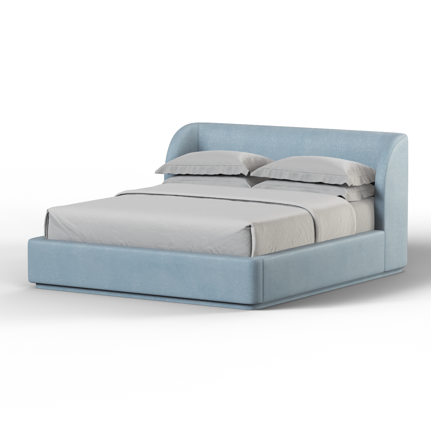 Giacomo Double Bed with Wide Panelled Headboard