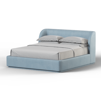 Giacomo Double Bed with Wide Panelled Headboard
