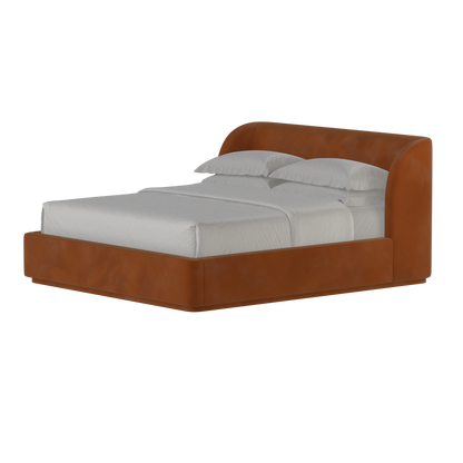 Giacomo Double Bed with Wide Panelled Headboard