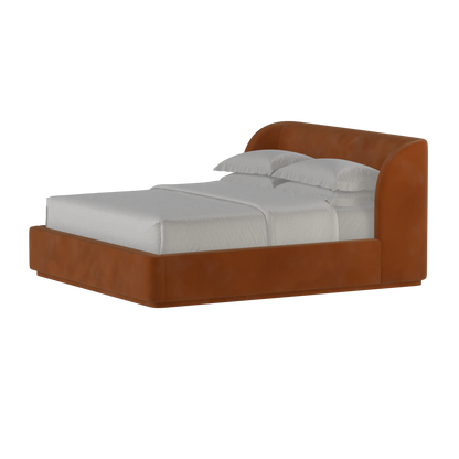 Giacomo Double Bed with Wide Panelled Headboard