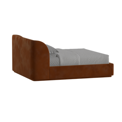 Giacomo Double Bed with Wide Panelled Headboard