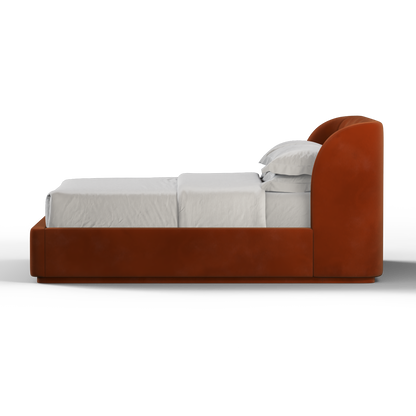 Giacomo Double Bed with Wide Panelled Headboard