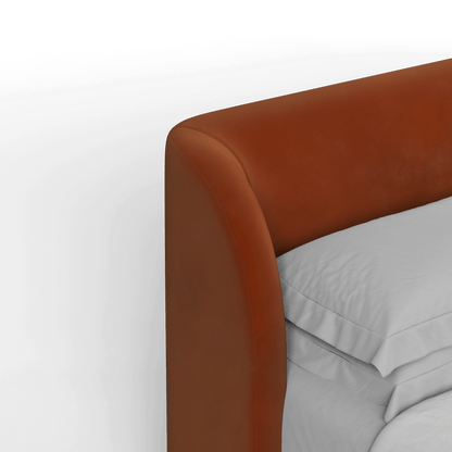 Giacomo Double Bed with Wide Panelled Headboard