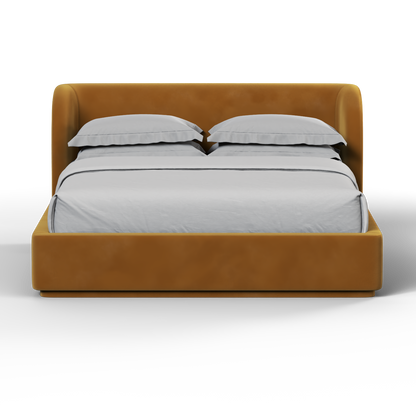 Giacomo Double Bed with Wide Panelled Headboard