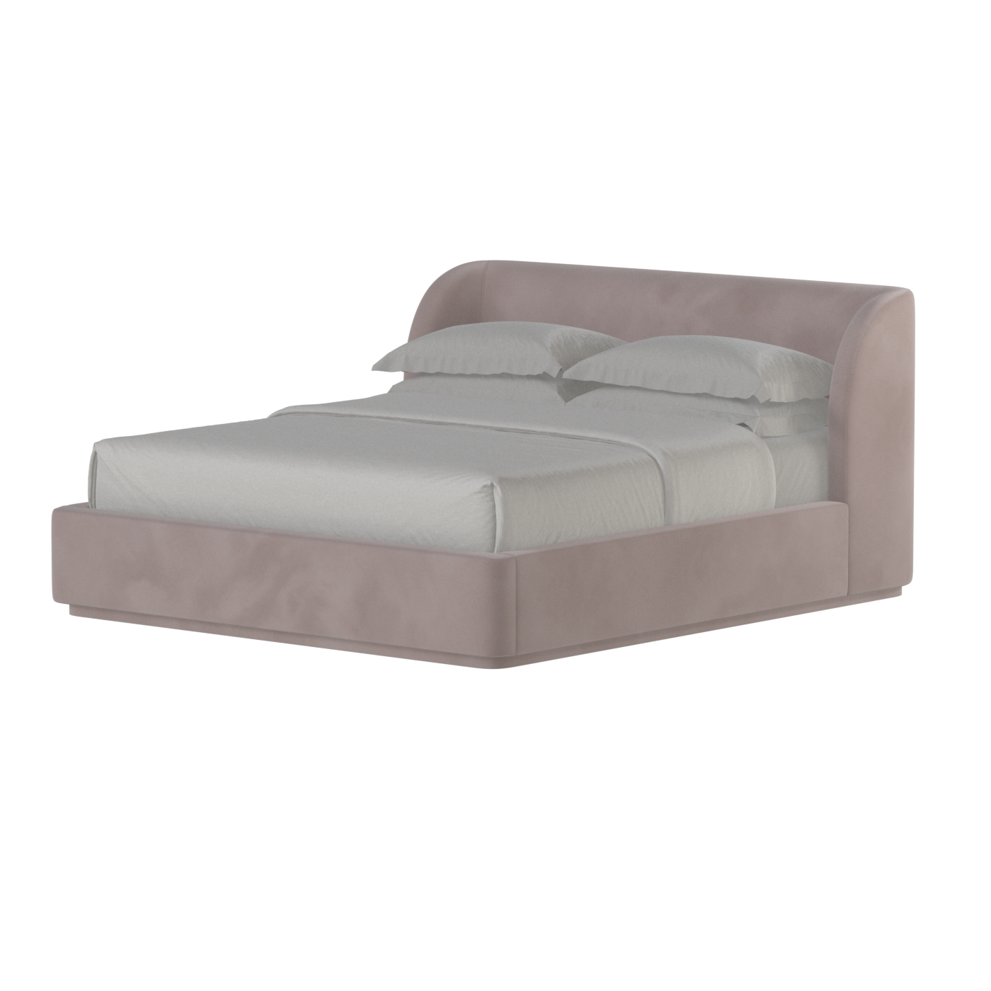 Giacomo Double Bed with Wide Panelled Headboard