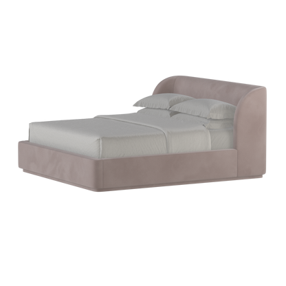 Giacomo Double Bed with Wide Panelled Headboard