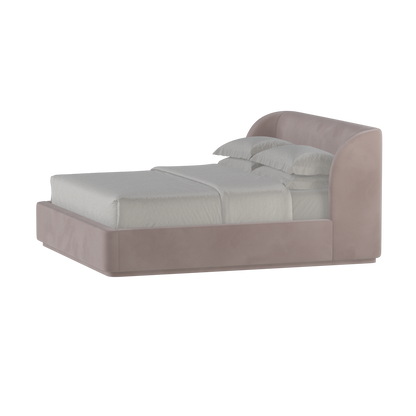 Giacomo Double Bed with Wide Panelled Headboard