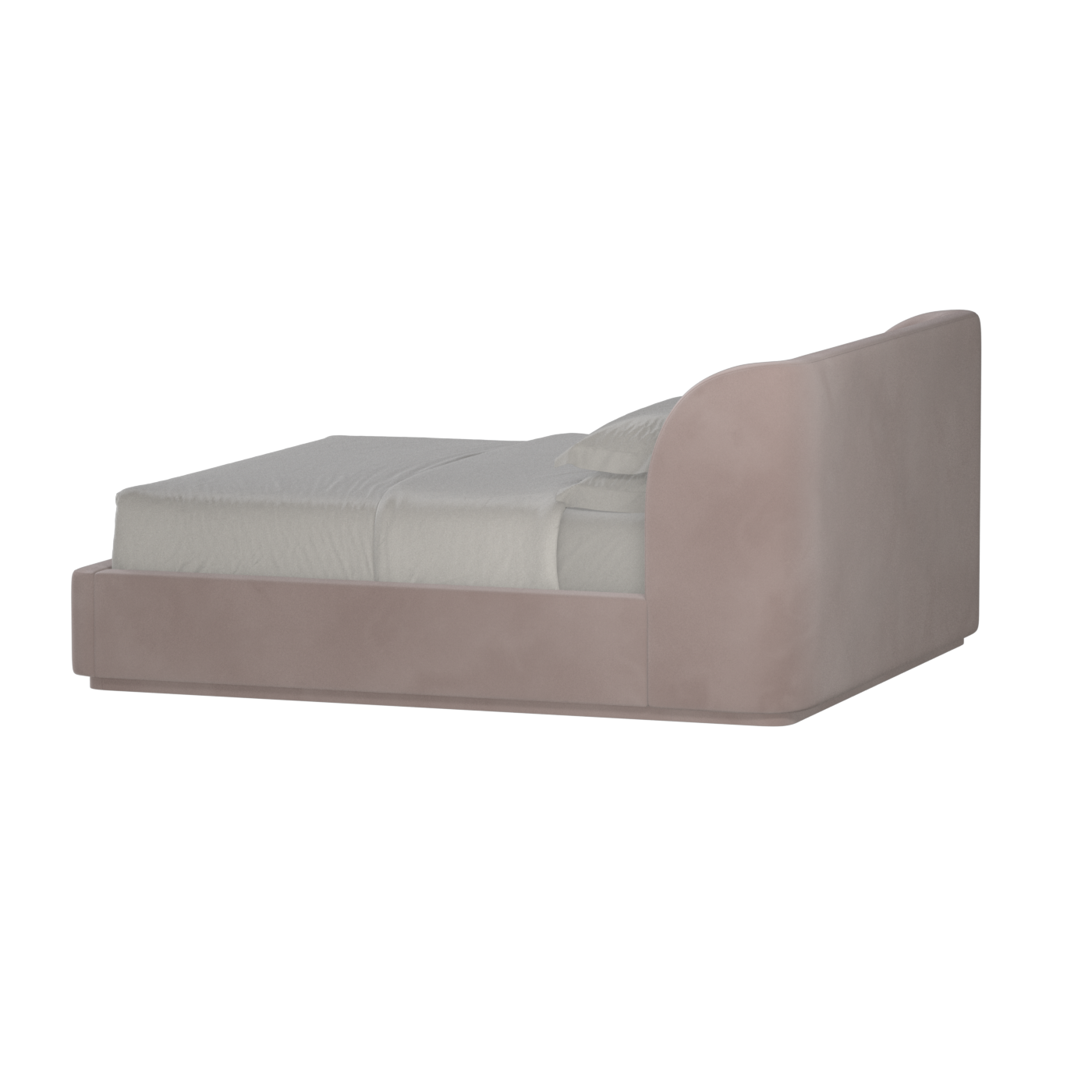 Giacomo Double Bed with Wide Panelled Headboard