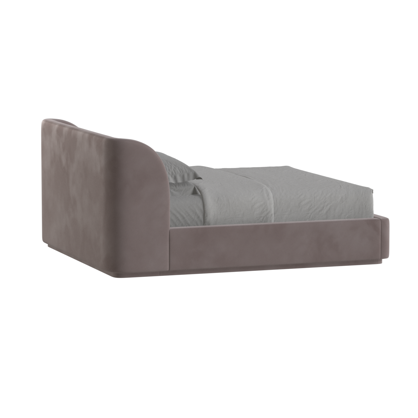 Giacomo Double Bed with Wide Panelled Headboard