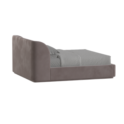 Giacomo Double Bed with Wide Panelled Headboard