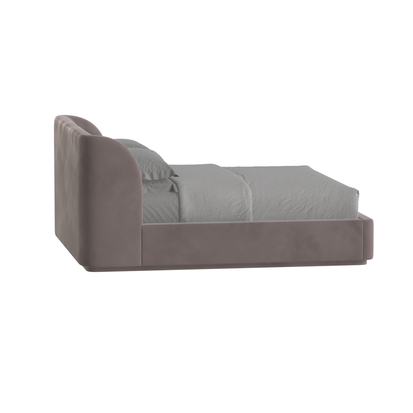 Giacomo Double Bed with Wide Panelled Headboard