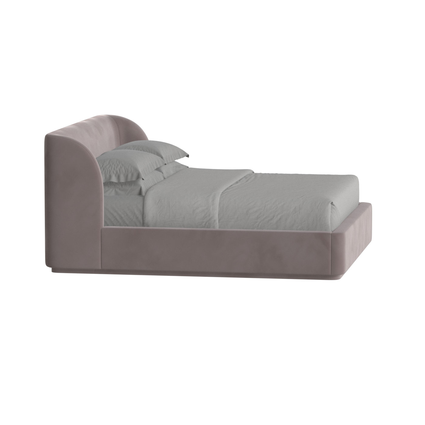 Giacomo Double Bed with Wide Panelled Headboard