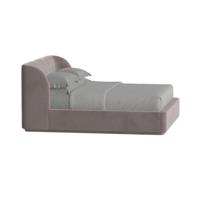 Giacomo Double Bed with Wide Panelled Headboard