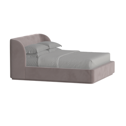 Giacomo Double Bed with Wide Panelled Headboard