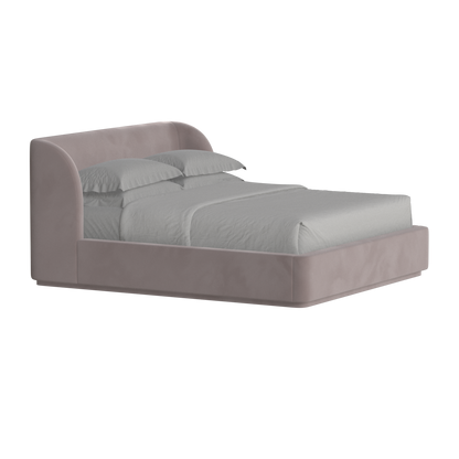 Giacomo Double Bed with Wide Panelled Headboard