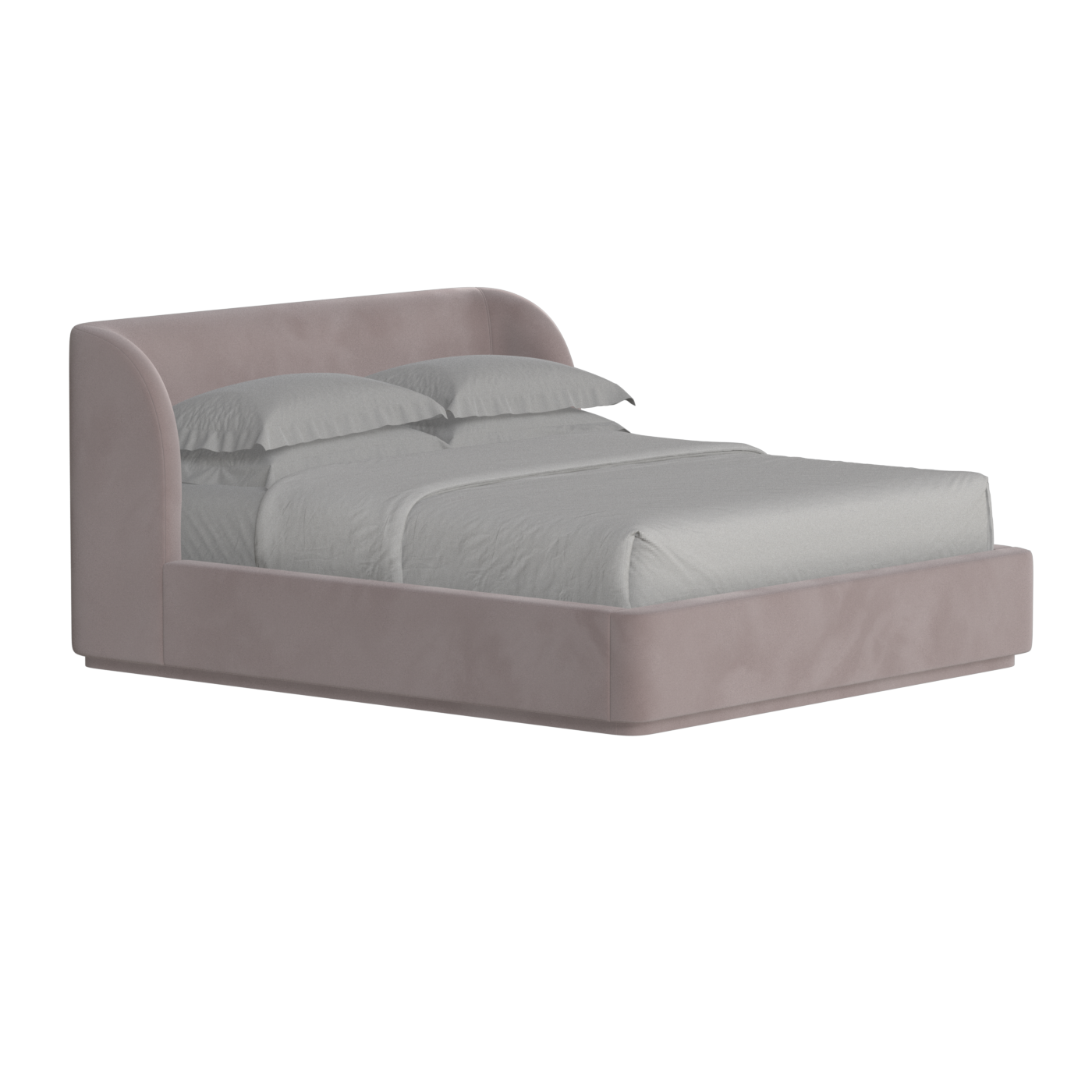Giacomo Double Bed with Wide Panelled Headboard