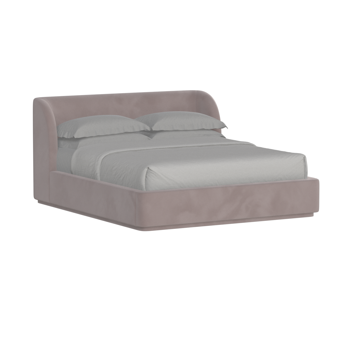 Giacomo Double Bed with Wide Panelled Headboard