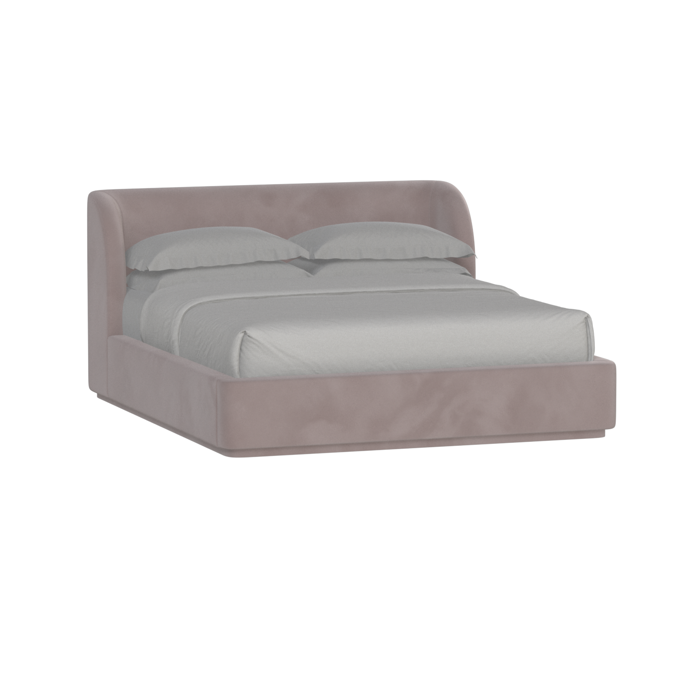 Giacomo Double Bed with Wide Panelled Headboard